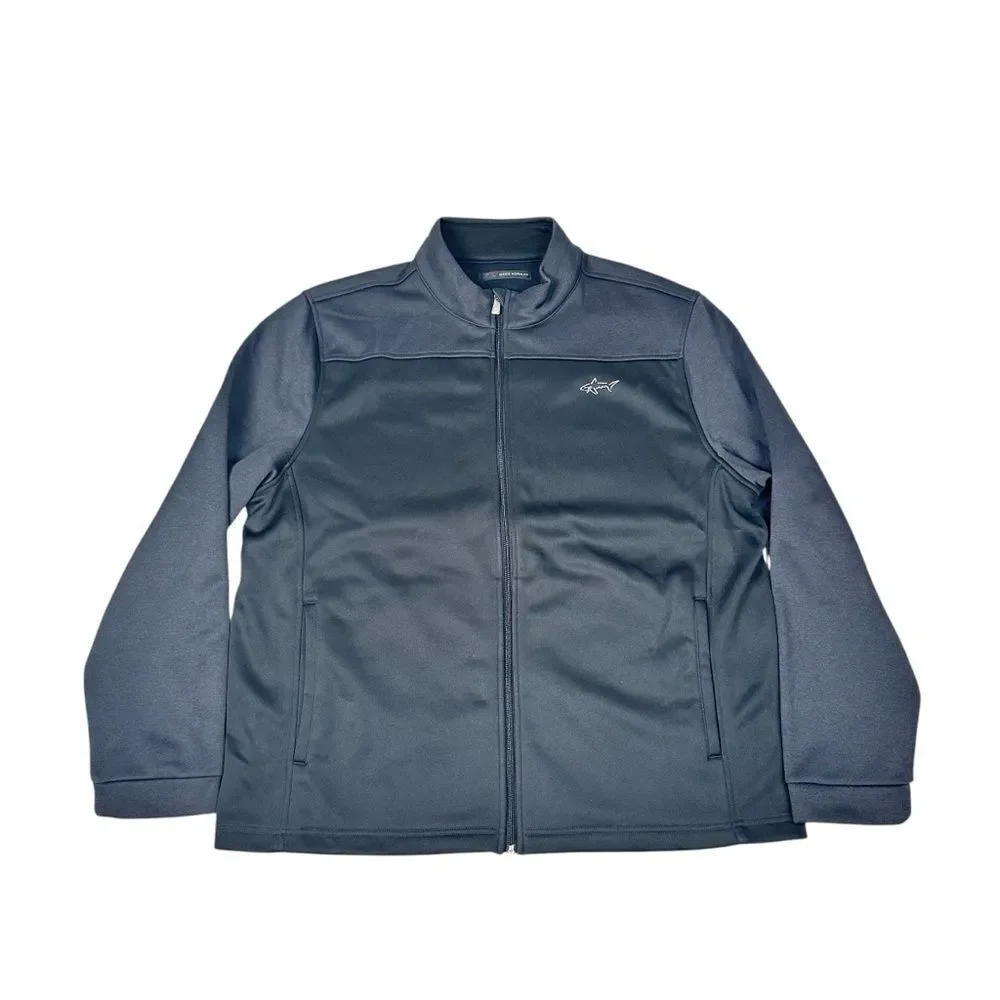 Greg Norman Collection Men's Full-Zip Fleece Lined Tech Jacket Size XL Black